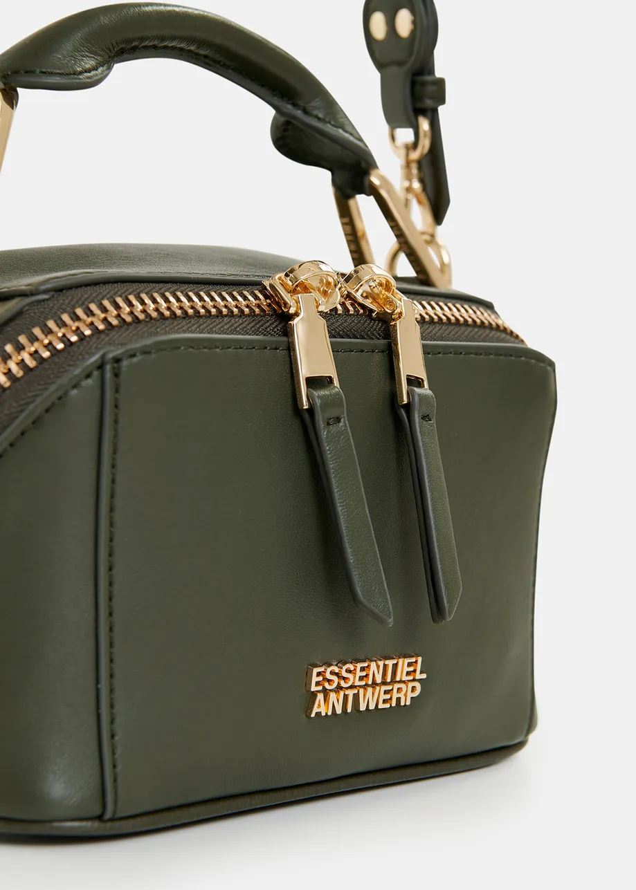 Dark green mini ‘Bobbi’ bag