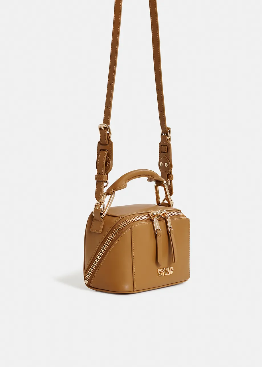 Light brown leather mini bag