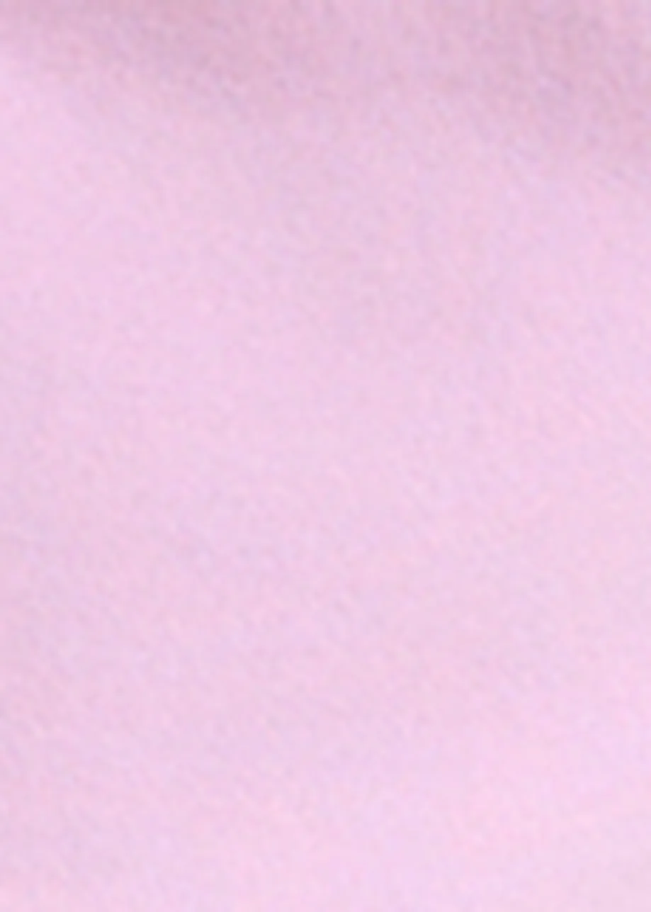 Light pink jersey cotton-blend shorts