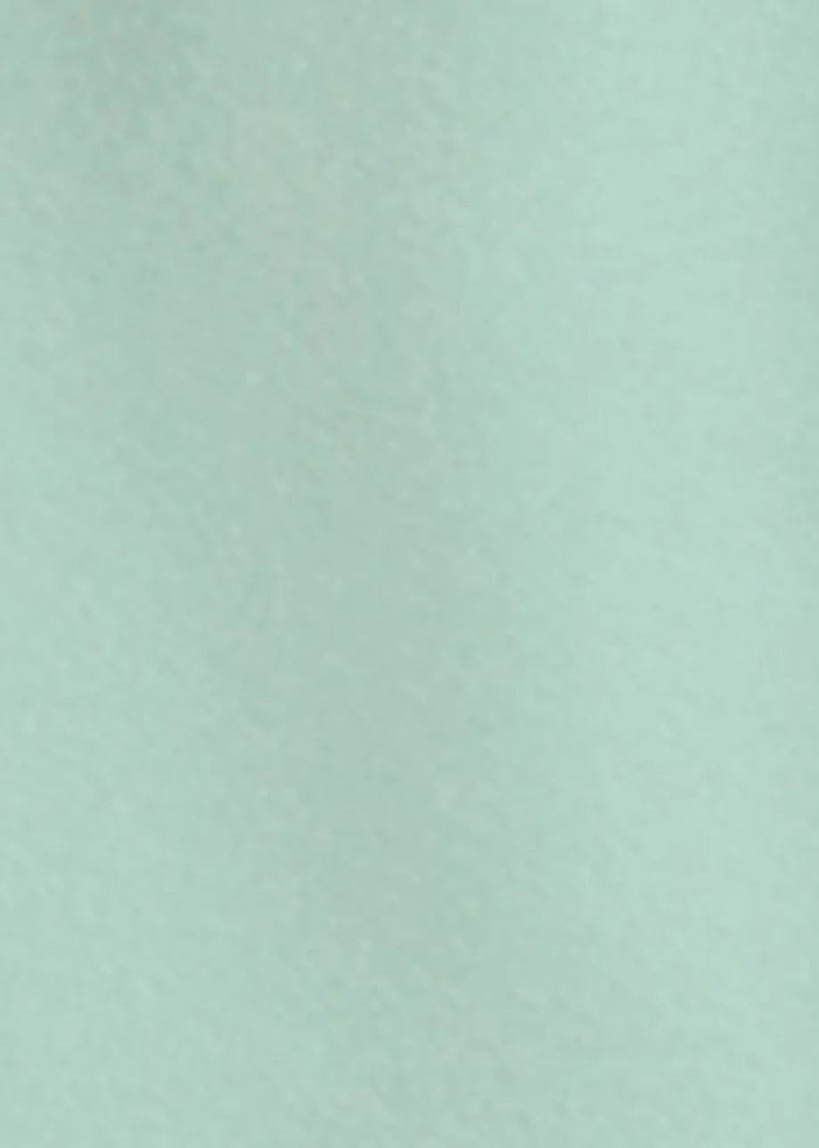 Turquoise jersey cotton-blend shorts