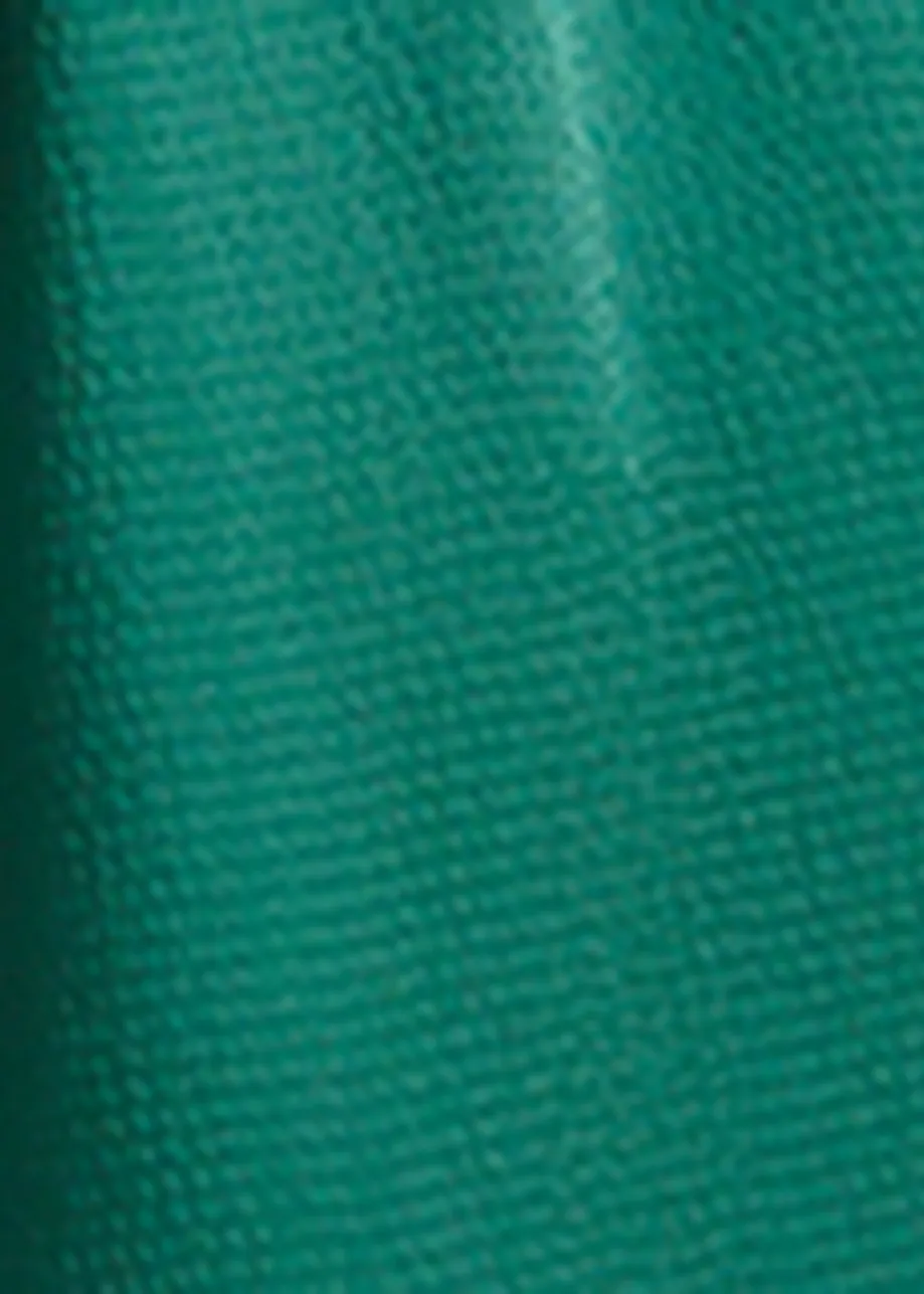Dark green athletic drawstring shorts