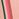 Peach, green and pink striped knit maxi dress with keyhole detail