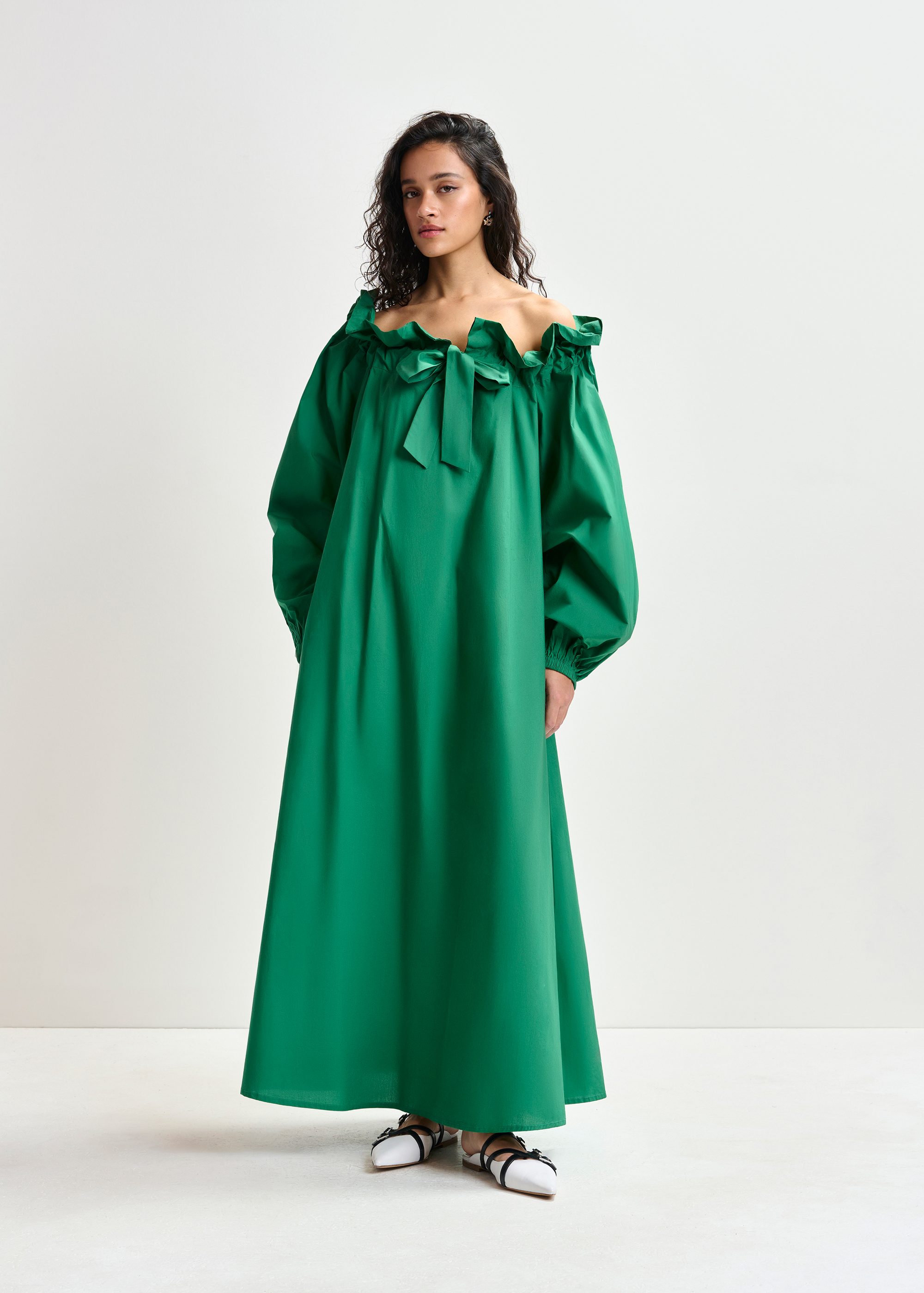 green emerald velvet dress Button Down Shirt Dress