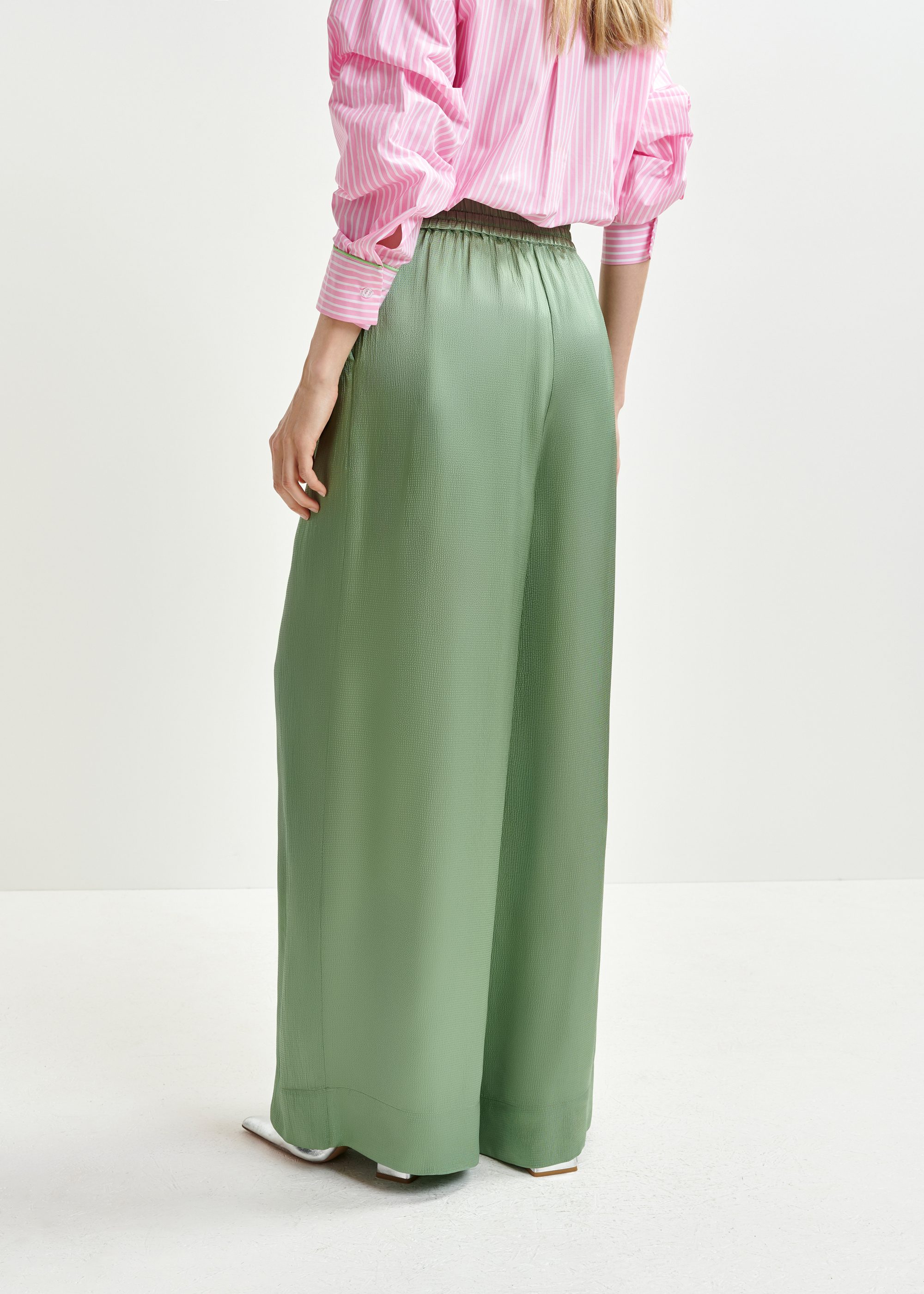 パンツ ESSENTIEL ANTWERP Women Pants HERBH1SC Beige Women's Essentiel Antwerp Straight-leg pants from $174
