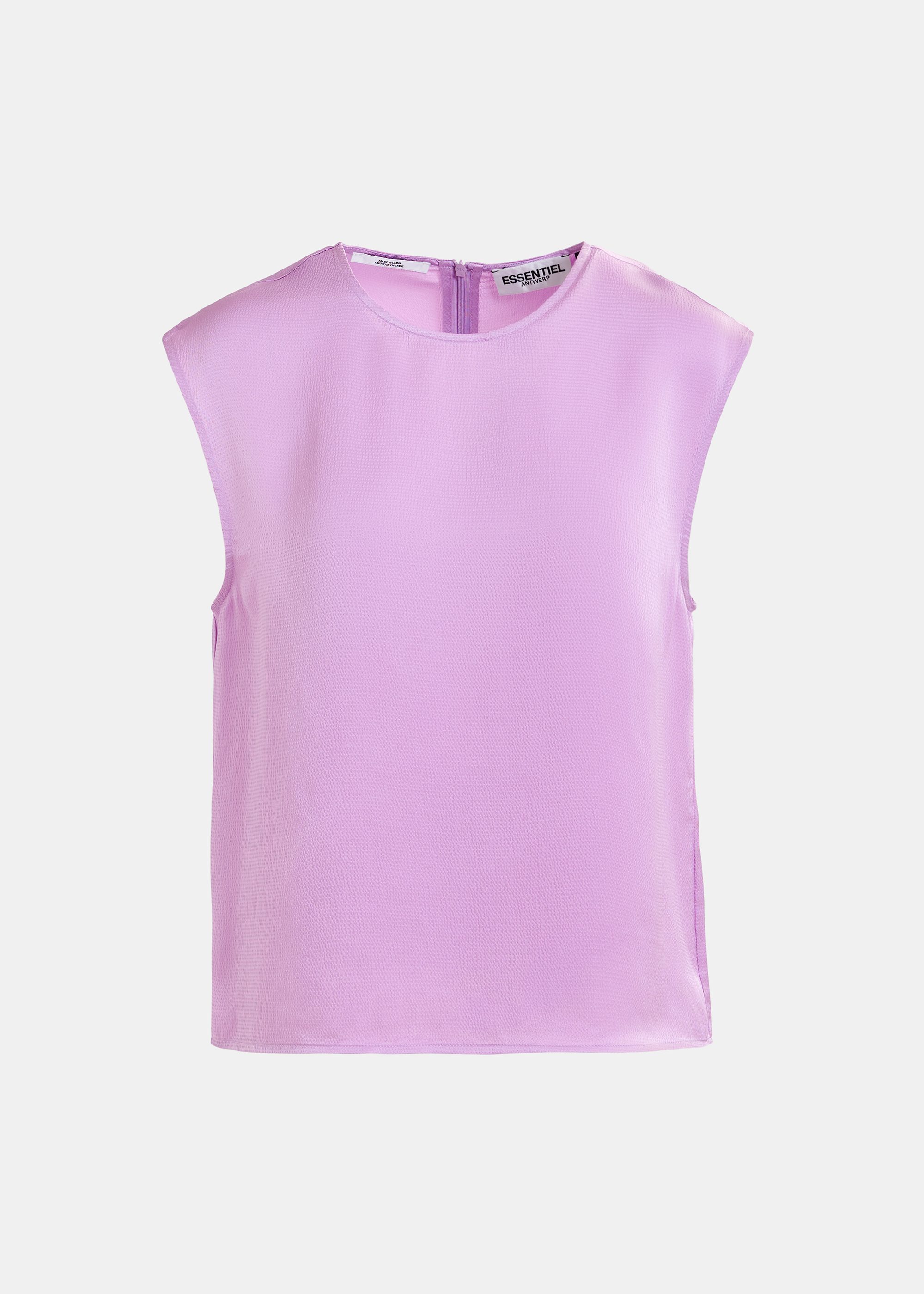 Lilac sleeveless top 