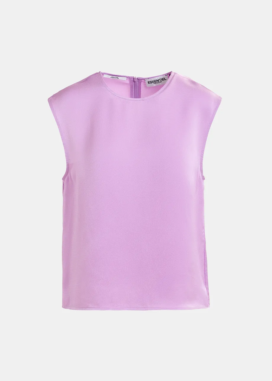 Lilac sleeveless top