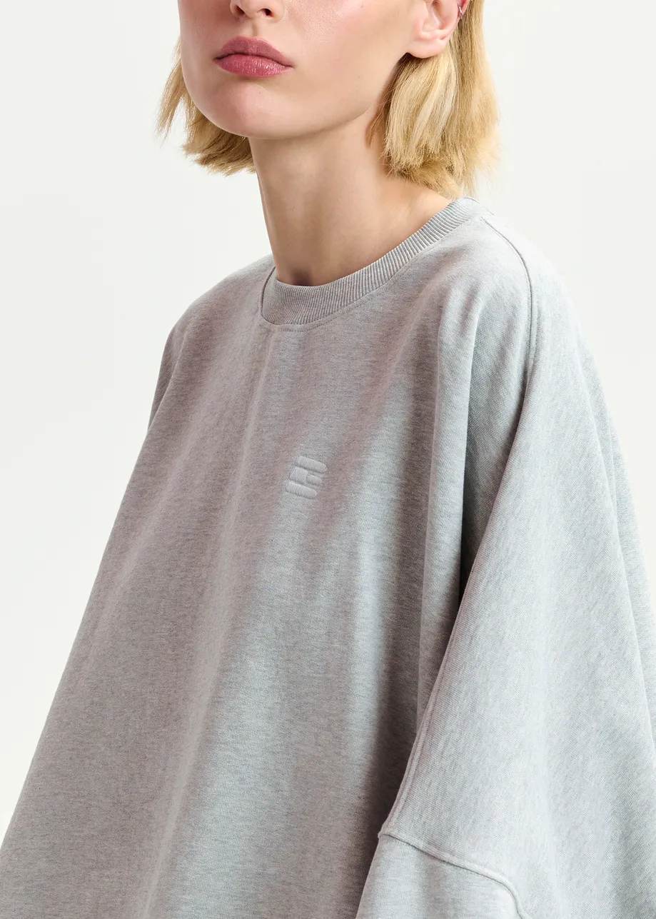 Sweatshirt gris avec E