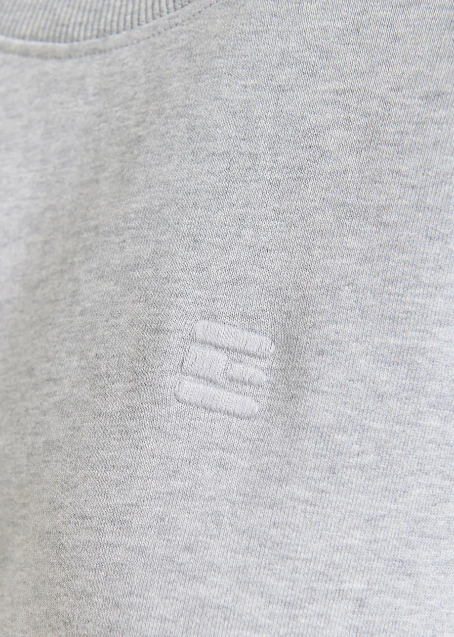 Sweatshirt gris avec E