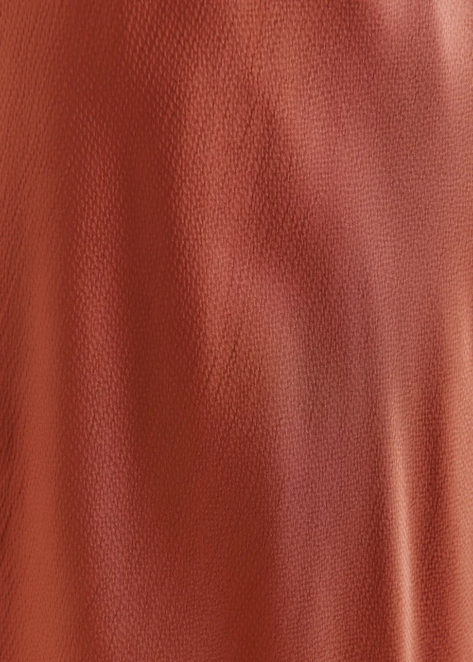 Braunes Neckholder - Maxikleid mit Zierknoten