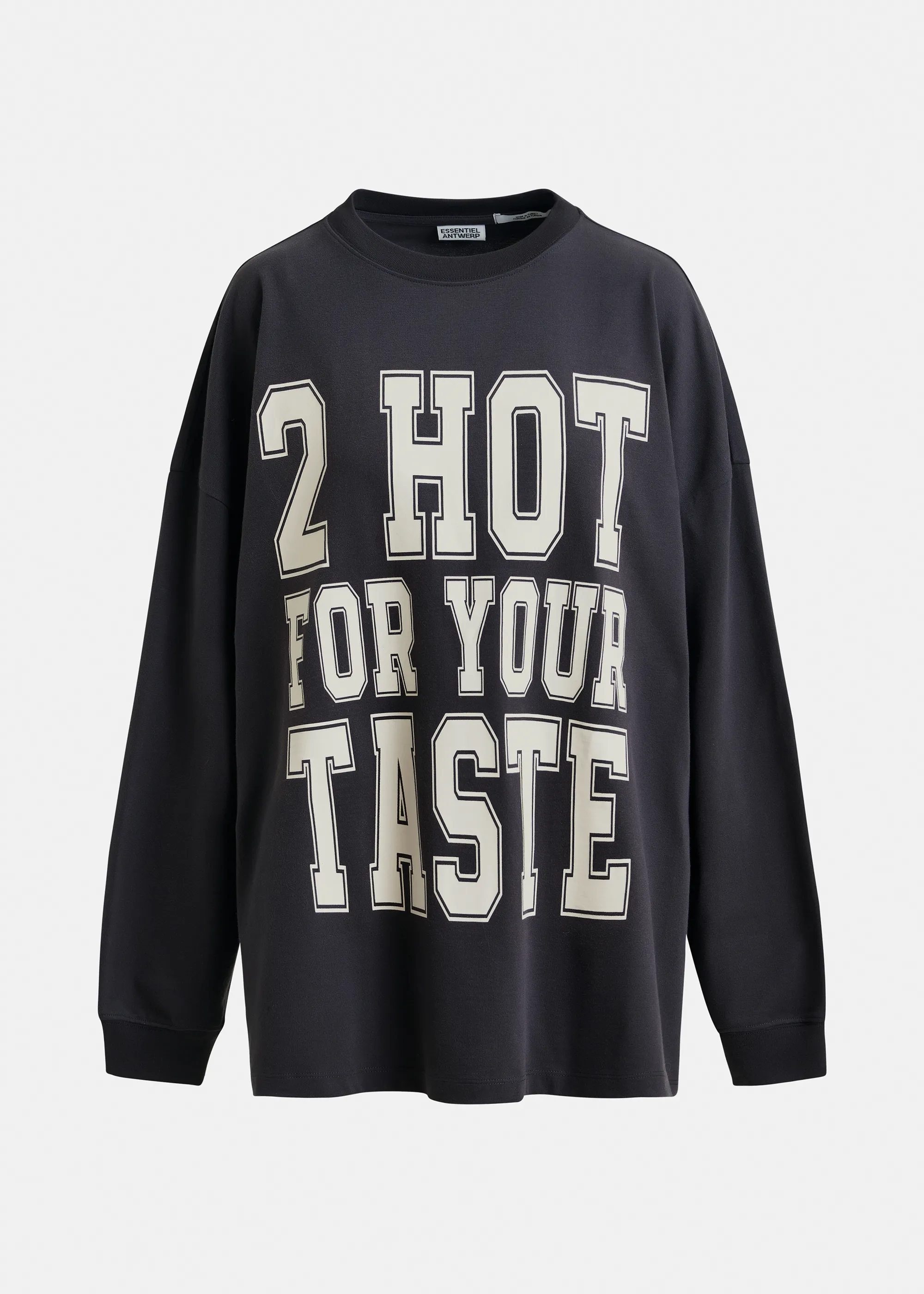 Entex dames thermo shirt lange mouw met kant -Zwart