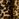 Brown, black and off-white leopard print faux fur coat with contrast collar