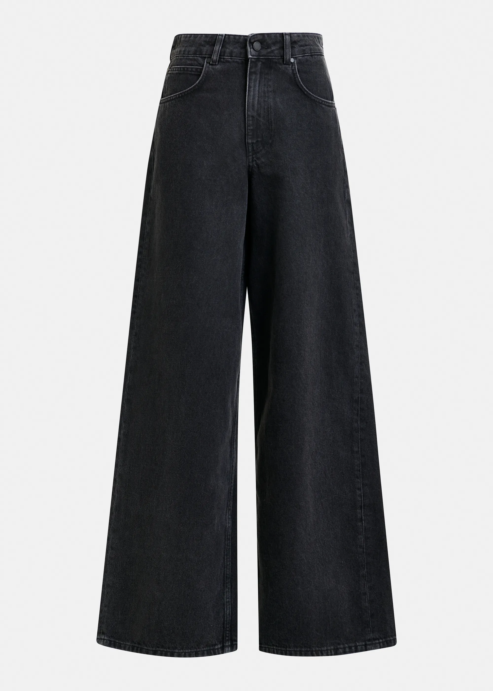 SEAUR Jeans voor meisjes met wijde pijpen, baggy jeansbroek met elastische taille, Y2K denim jeanbroek met sterrenmotief, jeans voor kinderen 120-170=(EU 110-164), blauw, 164