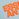 Light blue and orange embroidered baseball cap