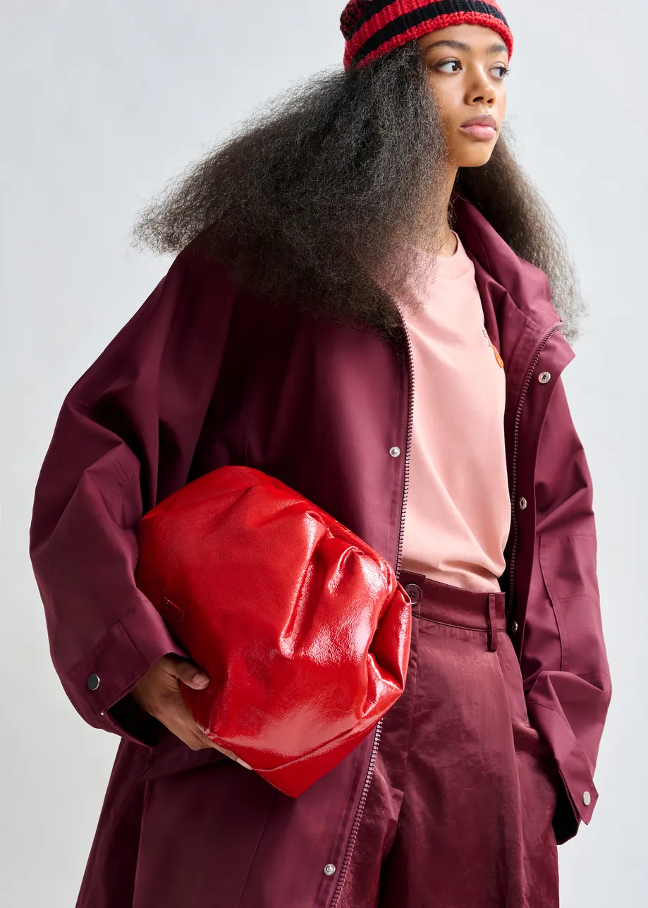 Red medium-sized pouch