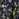Navy and yellow floral minidress with ruffle details