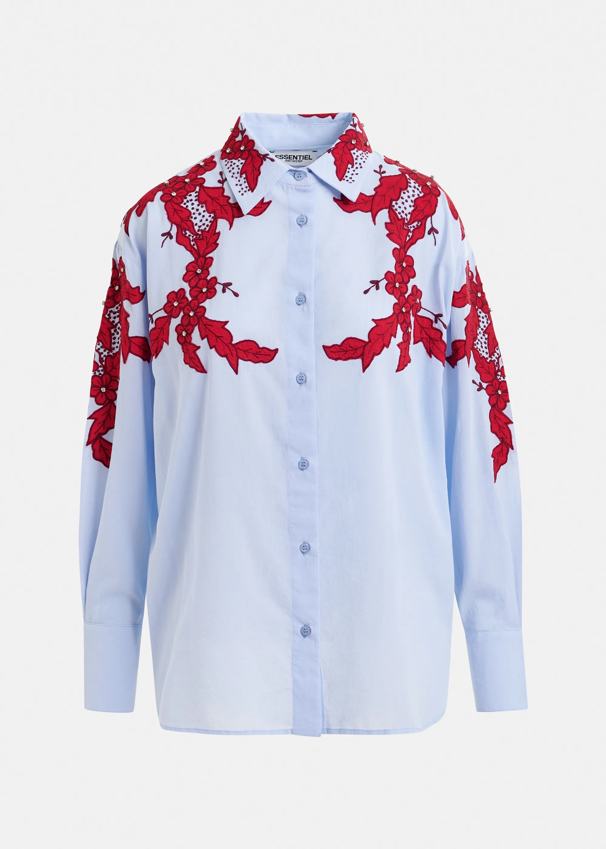 Bronte Blue Embellished Shirt
