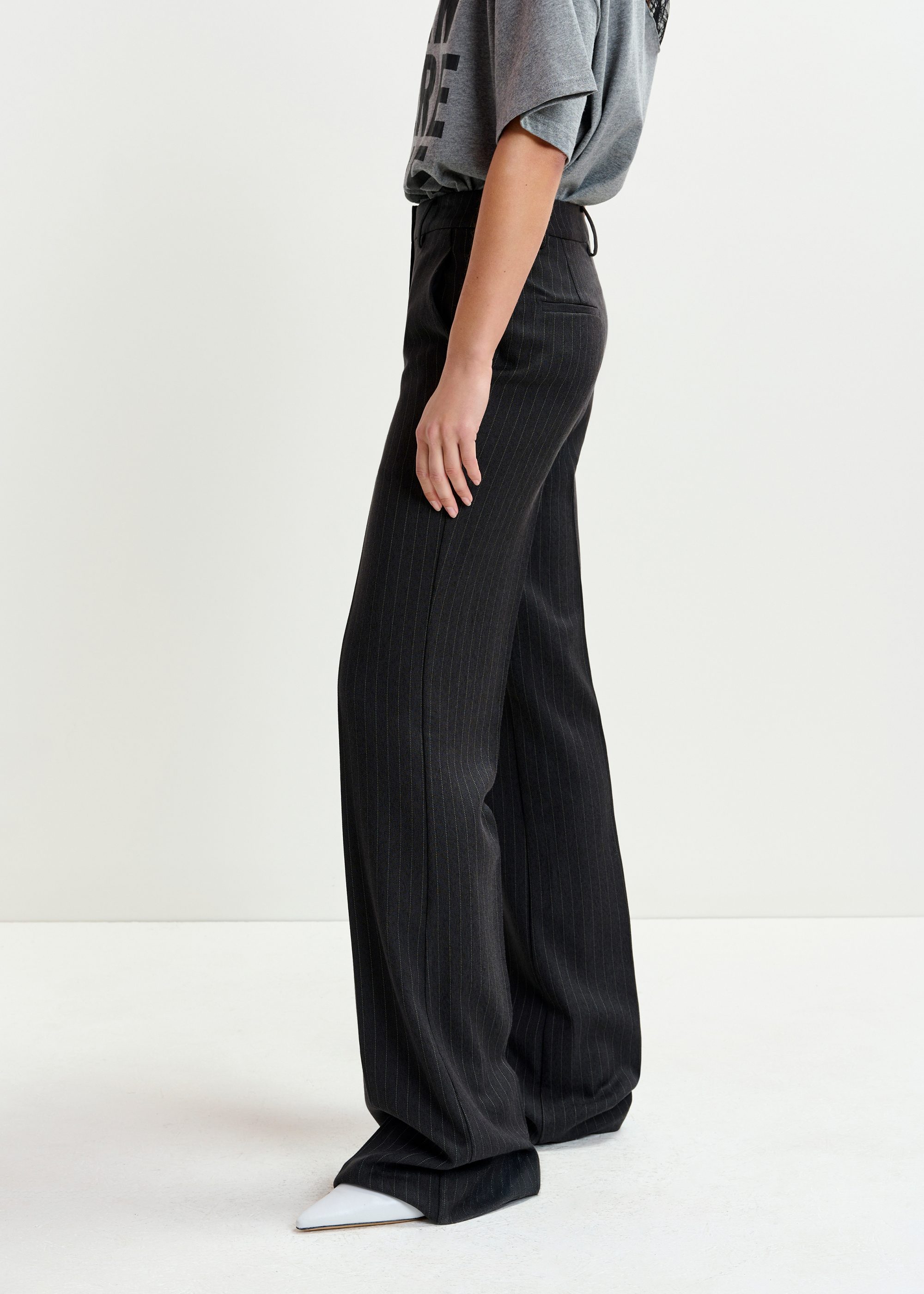 ESSENTIEL ANTWERP エッセンシャル アントワープ　ワイドパンツ Essentiel Antwerp Ixie ワイドパンツ | グリーン | FARFETCH JP