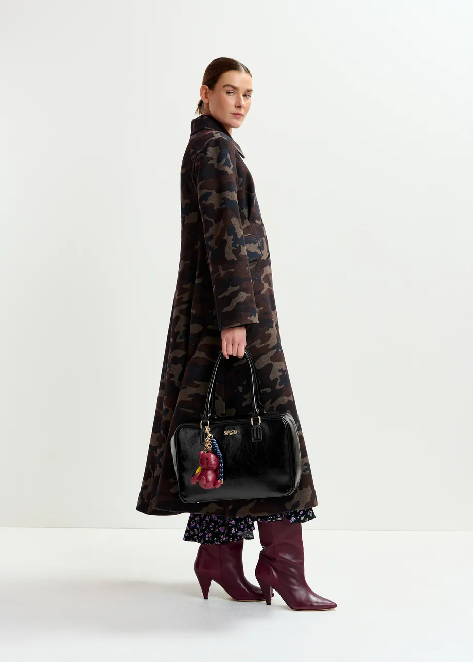 Wool-blend coat