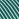 Green and white striped cotton collar with rhinestone embellishments
