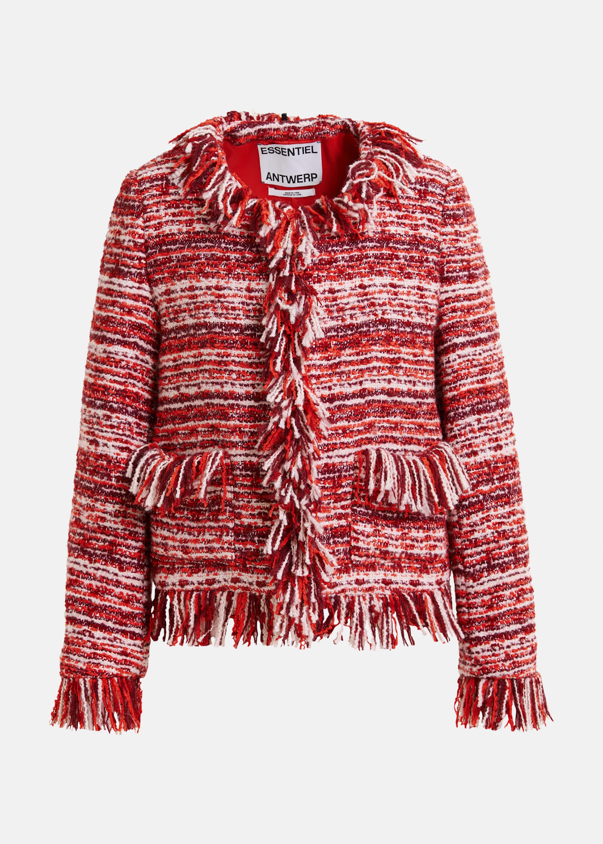 【Essentiel Antwerp】◆フリルアウター◆ベルト付き◆2 Essentiel Antwerp】◇フリルアウター◇ベルト付き◇2