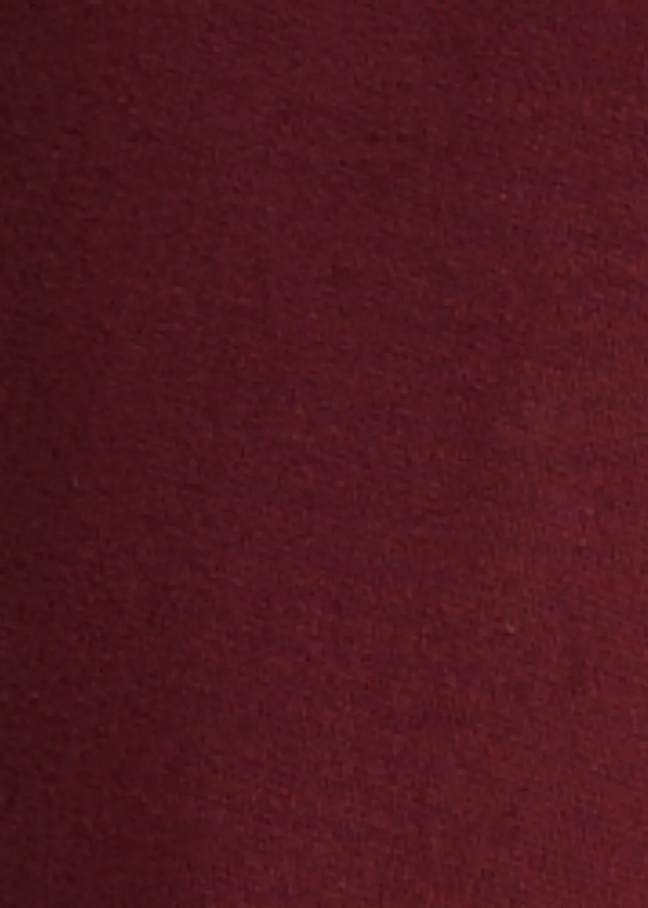 Bordeaux joggingbroek met geborduurde E
