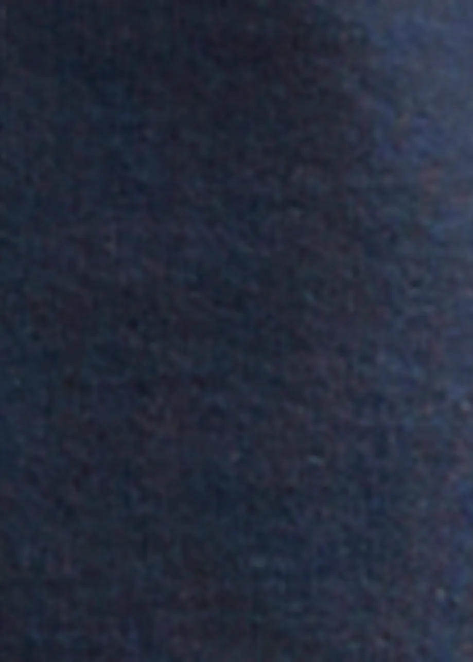 Marineblauwe joggingbroek met geborduurde E