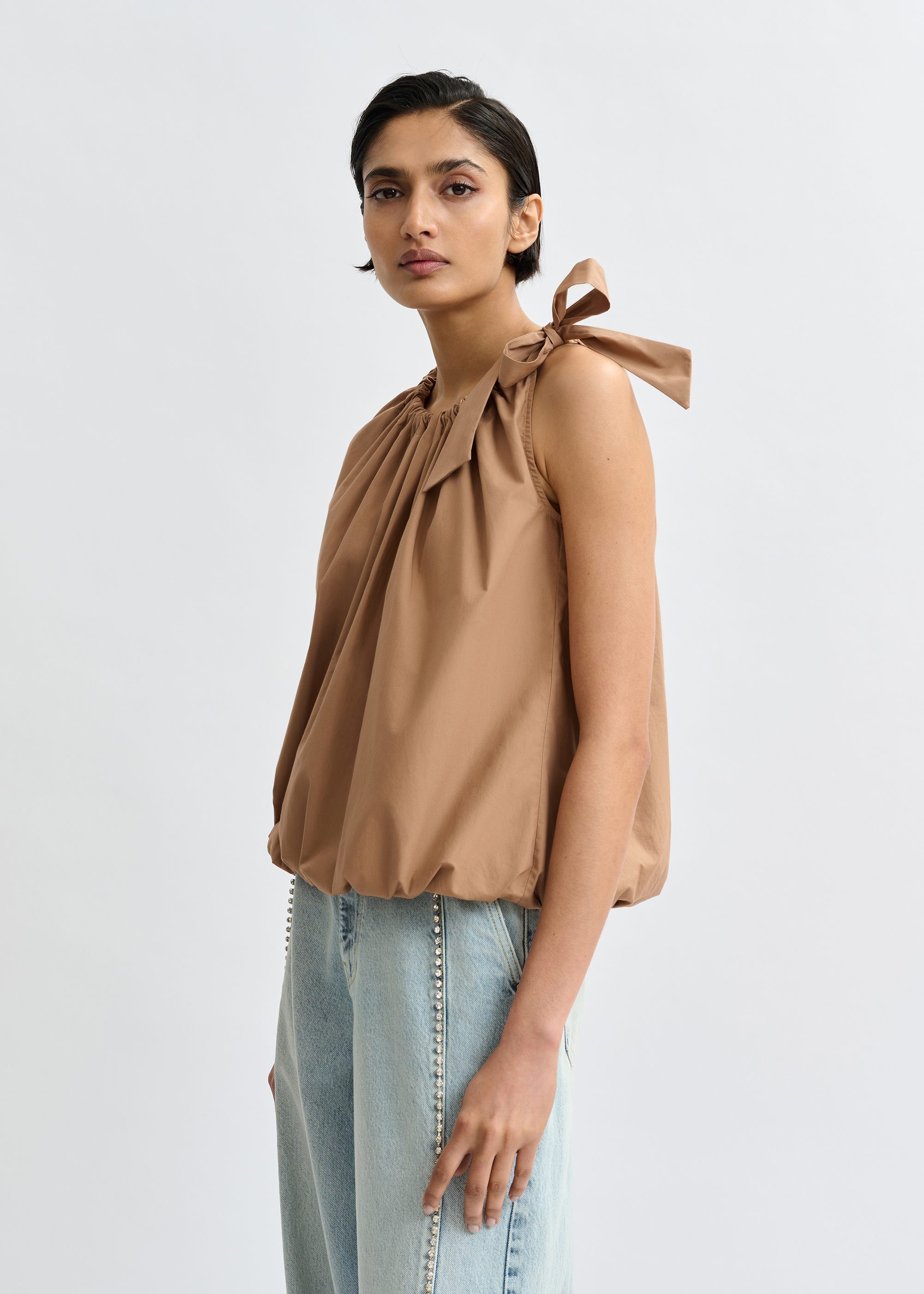 トップス Avrill ribbon tops OFFLINE By Aerie Thumbs Up Ribbed Wrap Top | OFFLINE