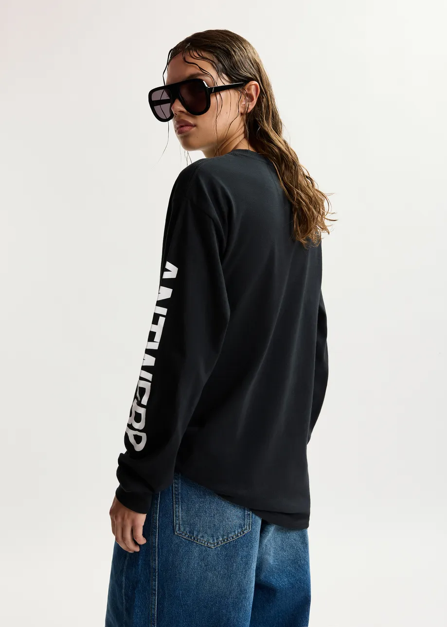 “Clare – To Be Considered” exclusive merch black, white and red cotton long-sleeve T-shirt