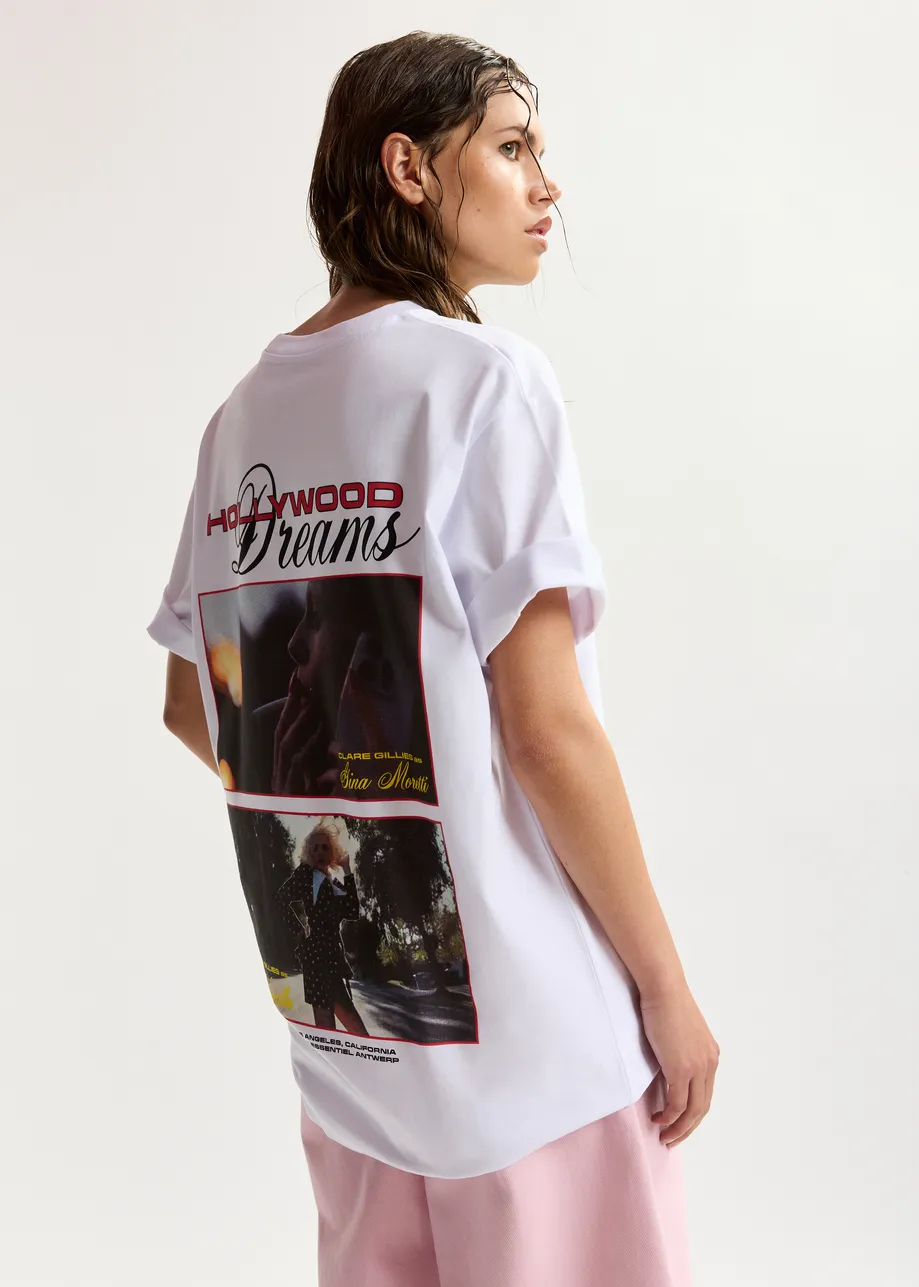 “Clare – To Be Considered” exclusive merch white cotton T-shirt