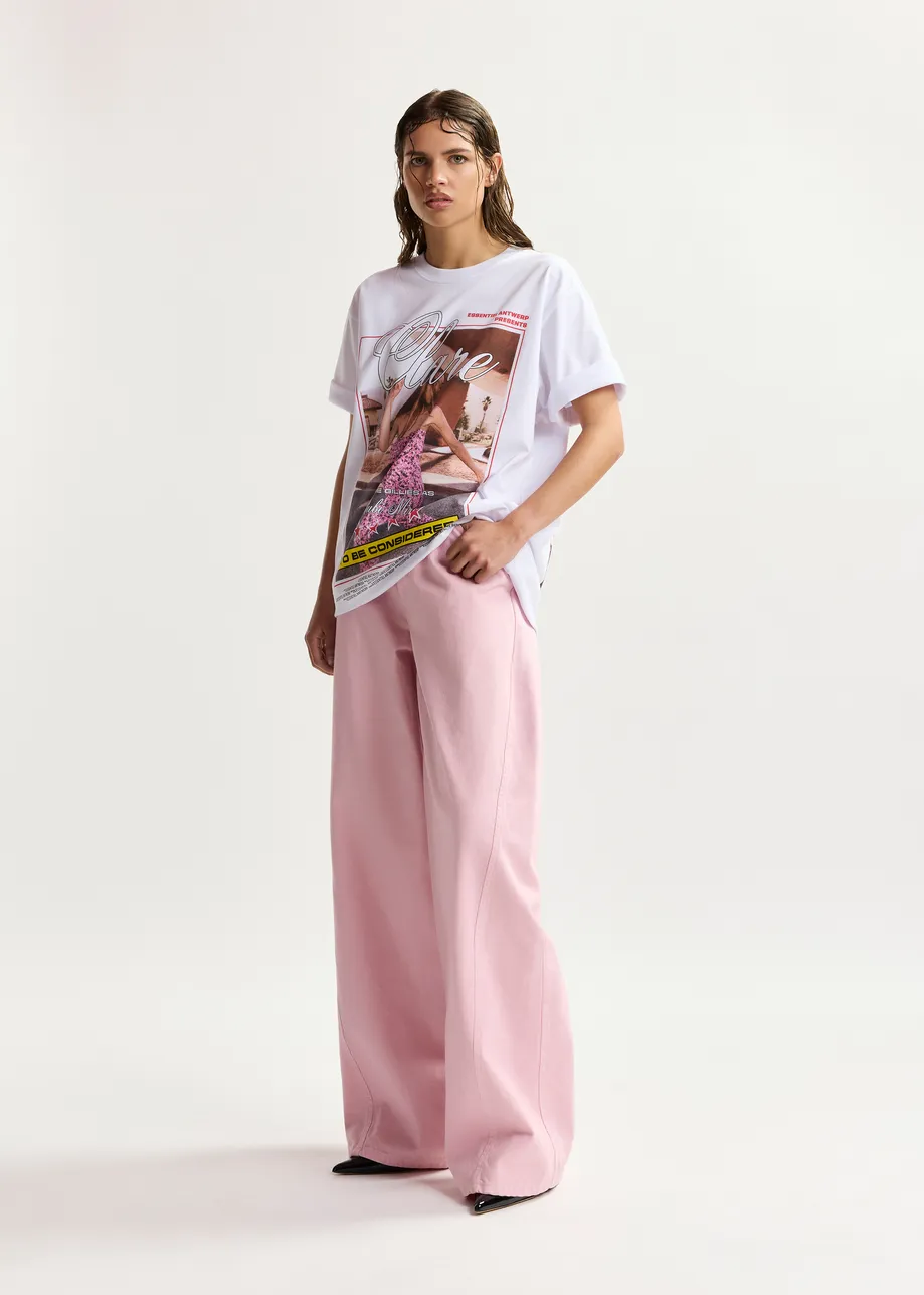 “Clare – To Be Considered” exclusive merch white cotton T-shirt