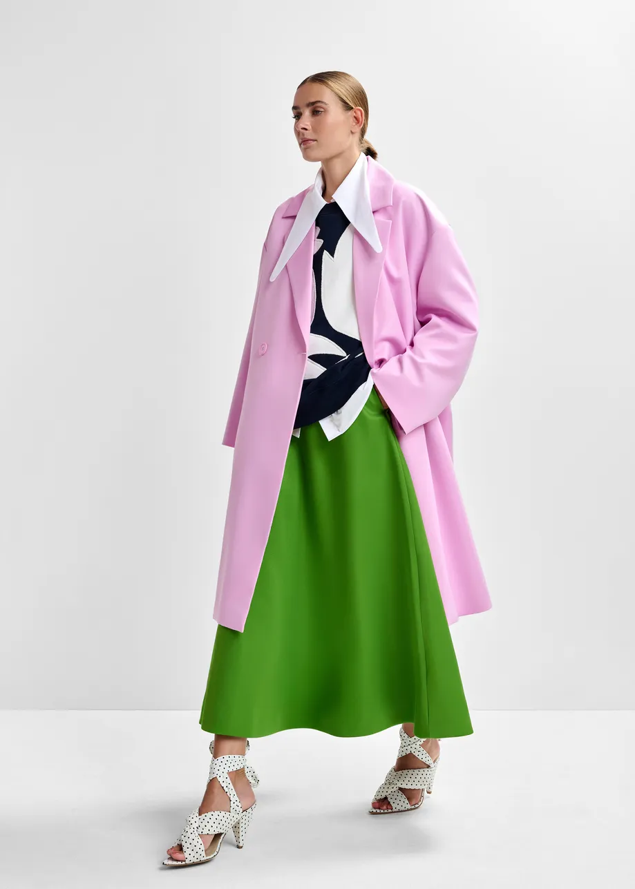 Grüner Rock in A-Linie