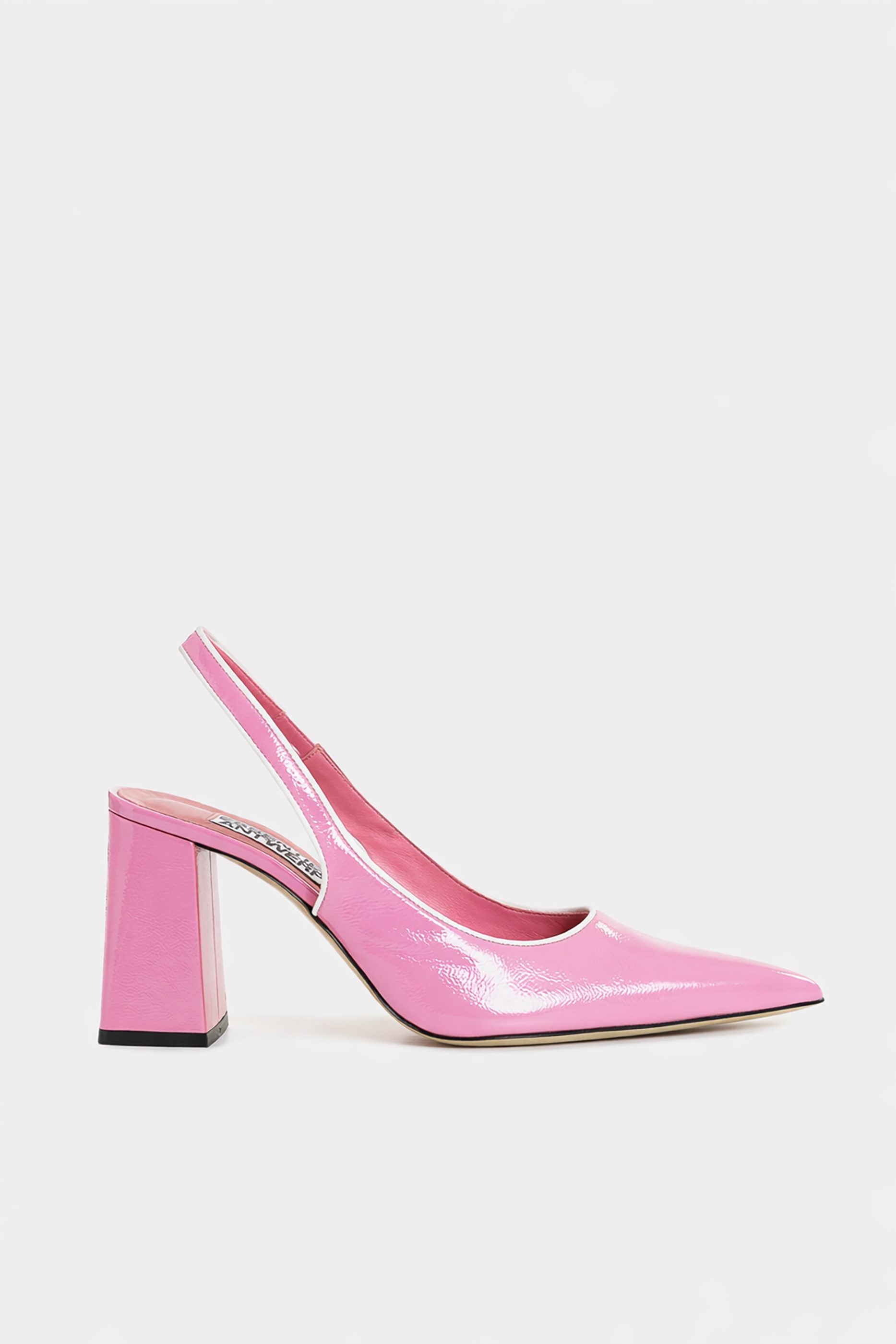 Pink leather slingback pumps | Essentiel Antwerp Spain