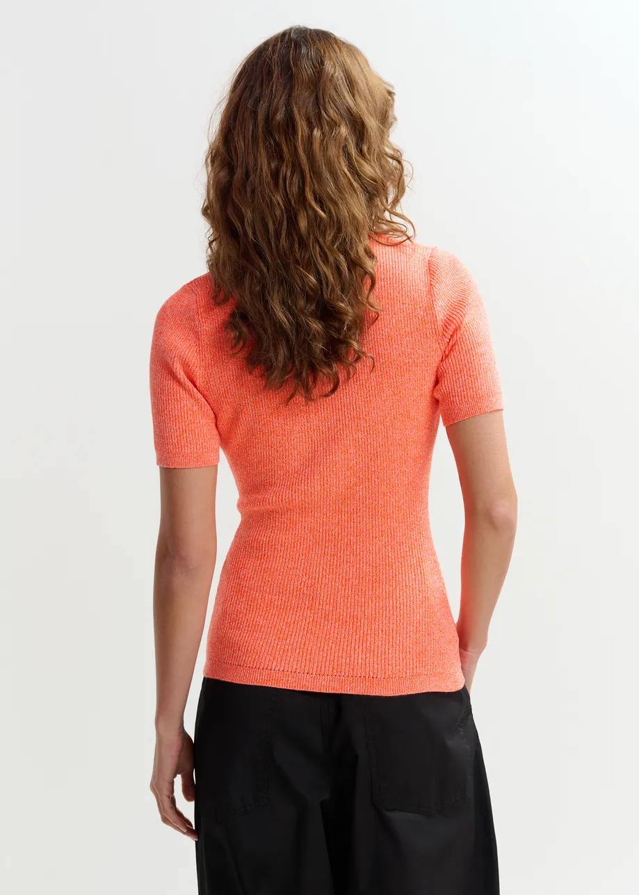 Black pleated wide-leg pants