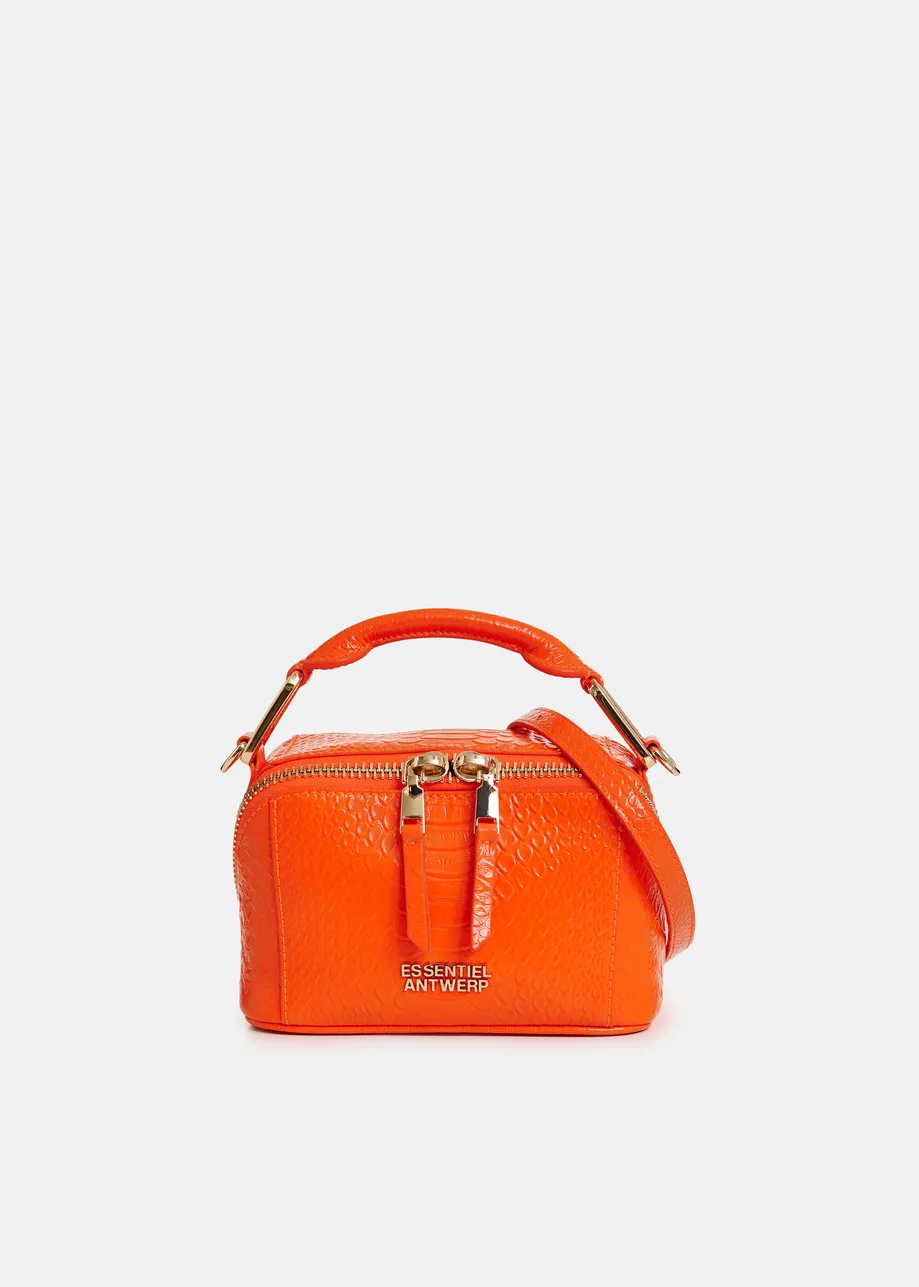 Orange mini 'Bobbi' bag