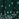 Dark green and white embroidered cotton skirt with scalloped hemline