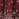 Dark red and white embroidered cotton skirt with scalloped hemline
