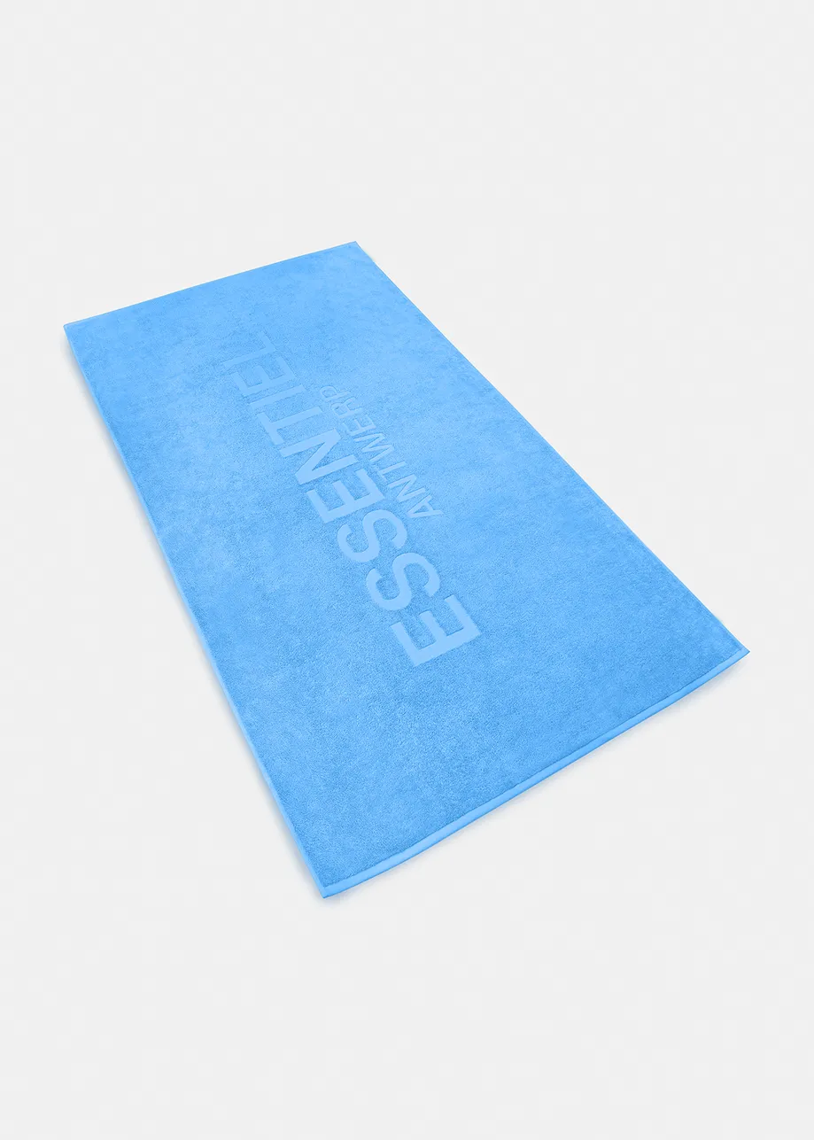 Light blue beach towel